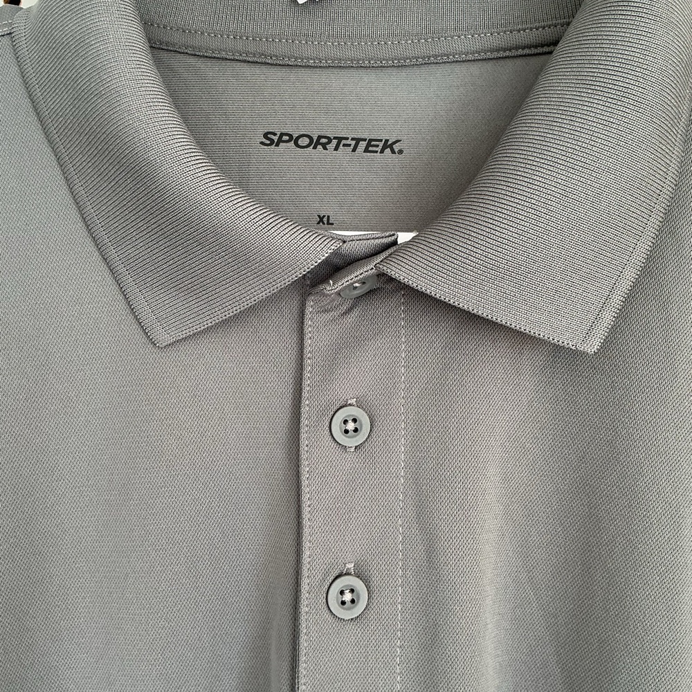 Sport-Tek Charcoal Men's Polo Shirt - Picture 2 of 4